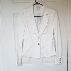 White House Black Market White Blazer
